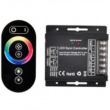 Μηχανισμός Dimmer με Controller Touch για Ταινία LED RGB 18A 12-24V DC IP20 30-381222
